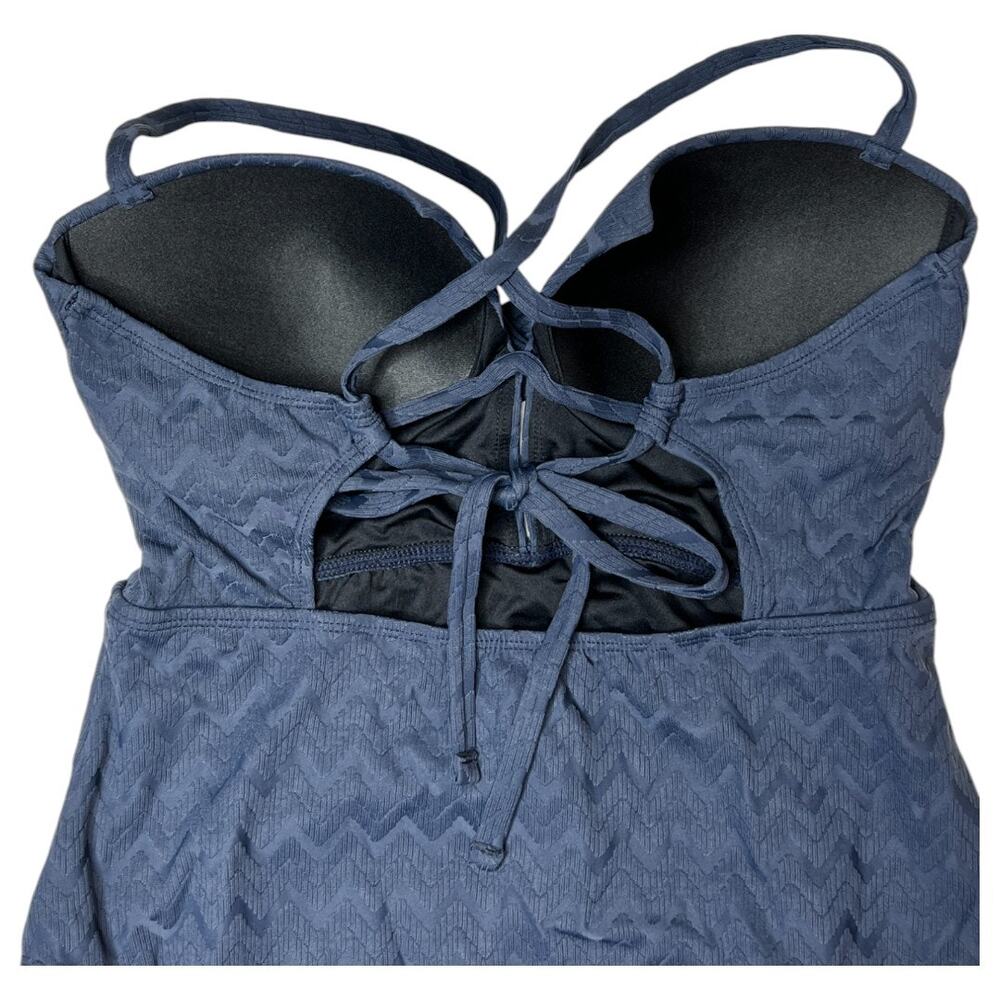 Cupshe Wrap Front Plunge Cutout Back Tie One Piece Swimsuit Size L - Picture 6 of 7